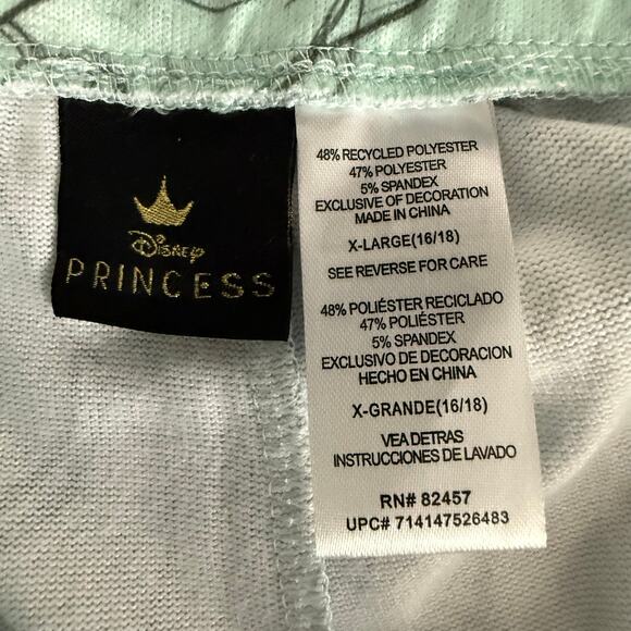 Disney Princess Little Mermaid Pajama Bottoms Size X Large - Picture 9 of 9